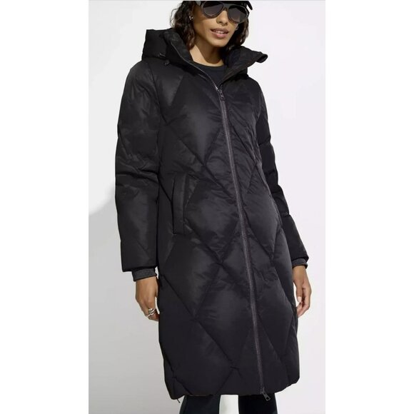 Mondetta Size Small Black Down Puffer Coat Zipper Sides Winter Jacket NWT - Picture 1 of 9